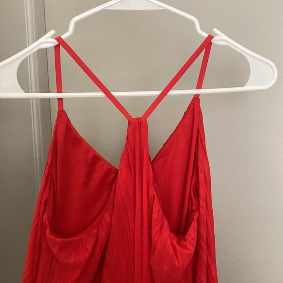 Red pleaded tank The Limited - Picture 3 of 3